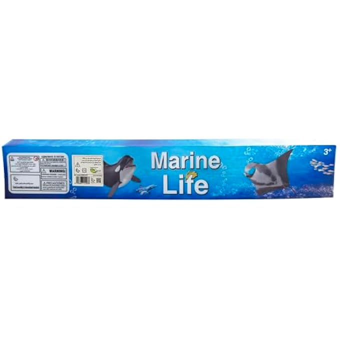 GALAXY 6 MARINE ANIMALS - REALISTIC OCEAN CREATURE FIGURES SET FOR KIDS - EDUCATIONAL AND FUN MARINE TOY COLLECTION - Image 2